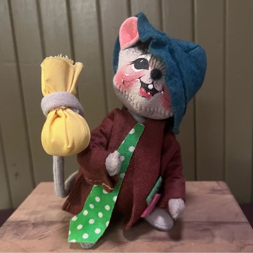 Annalee 7” Hobo Mouse Collectible NWT